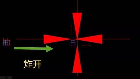 為什么CAD圖塊炸開后里面的標(biāo)注箭頭變得很大