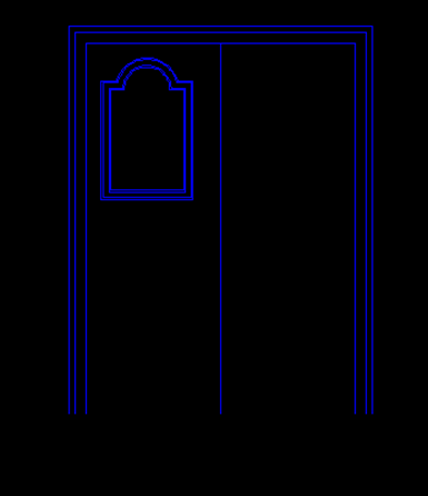 CAD怎么設(shè)計(jì)一款歐式門(mén)平面圖?