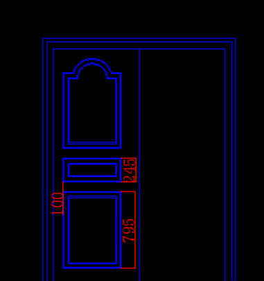 CAD怎么設(shè)計(jì)一款歐式門(mén)平面圖?