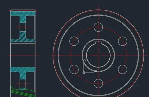中望CAD繪制齒輪零件圖