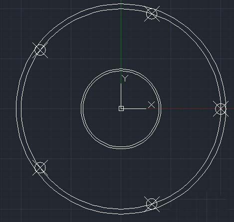 CAD如何繪制輪盤平面圖