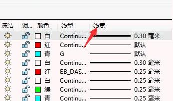 CAD如何設置圖層的線寬？.jpg